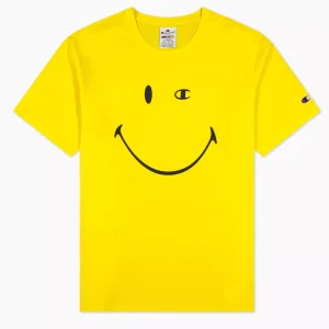 Camiseta Champion x Smiley – Face amarilla
