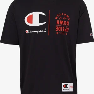 Camiseta Champion X Stranger Things Welcome Black