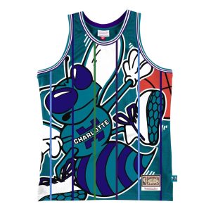 Camiseta Charlotte Hornets Big Face 2.0 – Mitchell & Ness