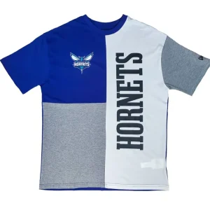 Camiseta Charlotte Hornets «Cut and Sew» New Era , Oversized
