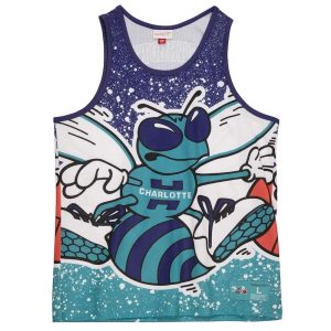 Camiseta Charlotte Hornets Jumbotron – Mitchell Ness