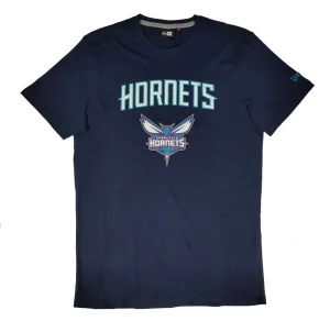 Camiseta Charlotte Hornets Team Logo de New Era en Azul