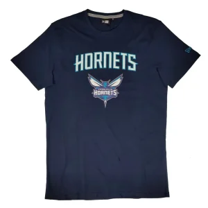 Camiseta Charlotte Hornets Team Logo de New Era en Azul