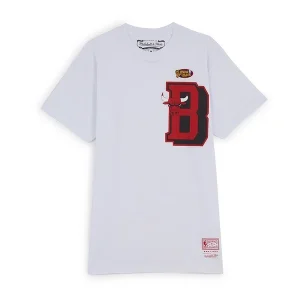 Camiseta Chicago Bulls «Big L» – Mitchell & Ness en blanco