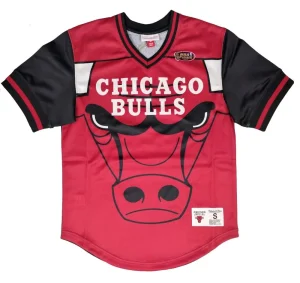 Camiseta Chicago Bulls "NBA Jumbotron" Mesh V-Neck de Mitchell & Ness