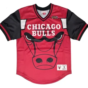 Camiseta Chicago Bulls «NBA Jumbotron» Mesh V-Neck de Mitchell & Ness