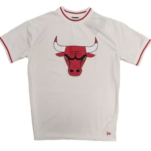 Camiseta Chicago Bulls – Nba Mesh Team Logo Oversized New Era -Blanca