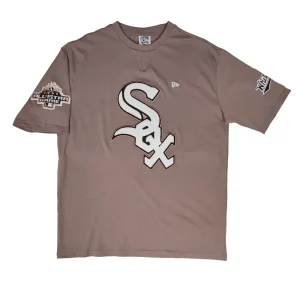Camiseta Chicago White Sox World Series Patch Oversized - Brown