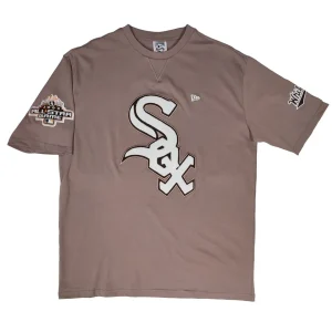 Camiseta Chicago White Sox World Series Patch Oversized – Brown