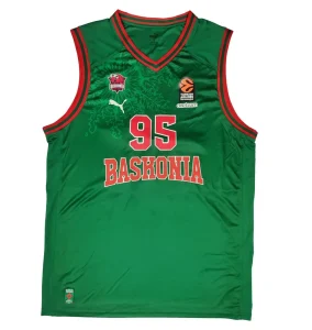 Camiseta Chima Moneke Baskonia Basket Oficial 2024 Euroliga Tercera Equipacion *