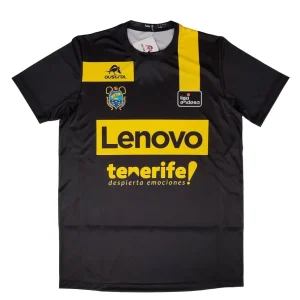 Camiseta cubre de calentamiento Lenovo Tenerife Club Baloncesto Canarias ACB 2024 Negra