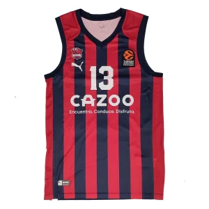 Camiseta Darius Thompson Baskonia basket Replica Oficial Euroliga *