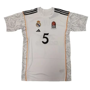 Camiseta de tiro Rudy Fernandez Real Madrid Euroliga Adidas 2024-25