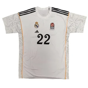 Camiseta de tiro Walter Tavares Real Madrid Euroliga Adidas 2024-25