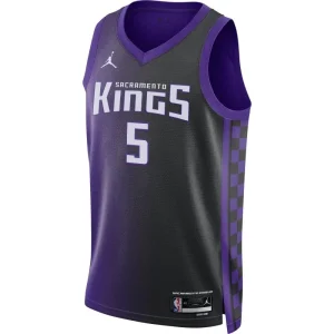 Camiseta De´Aaron Fox NBA Sacramento Kings Statement Edition Swingman morada