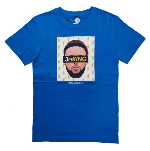 Camiseta DearBball 3PT King , edición lighthing azul