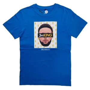 Camiseta DearBball 3PT King , edición lighthing azul