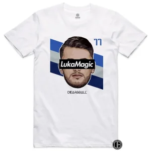 Camiseta DearBball Luka Magic blanca