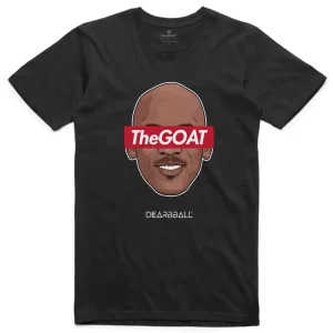 Camiseta DearBball – The GOAT Jordan Black