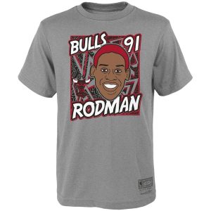 CAMISETA DENNIS RODMAN RODMAN – CHICAGO BULLS «KING OF THE COURT» – JUNIOR