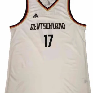 Camiseta Dennis Schröder Alemania – Peak Baloncesto blanca