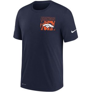 CAMISETA DENVER BRONCOS NFL TEAM LOGO NIKE NFL AZUL