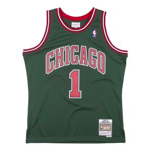 Camiseta Derrick Rose Chicago Bulls 08-09 Swingman Green.
