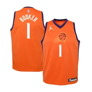 Camiseta Devin Booker Phoenix Suns Nike Statement Swingman – Junior