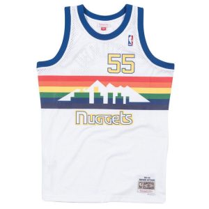 Camiseta Dikembe Mutombo Denver Nuggets Swingman 1991-92 – Mitchell and Ness blanca