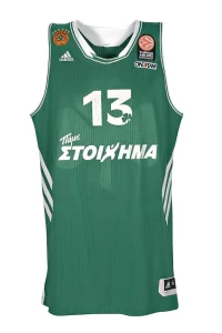 Camiseta Dimitris Diamantidis Panathinaikos Adidas Euroliga *
