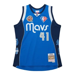 Camiseta Dirk Nowitzki Dallas Mavericks Swingman «Hall Of Fame» Mitchell and Ness