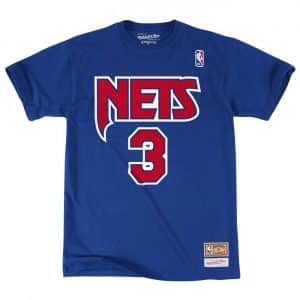 Camiseta Drazen Petrovic New Jersey Nets Mitchell & Ness N&N azul