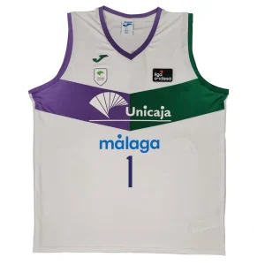 Camiseta Dylan Osetkowski Unicaja Malaga Liga Endesa Baloncesto Segunda Equipacion 2023-24 Joma *