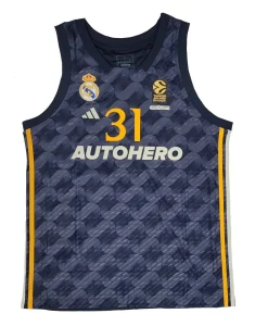 Camiseta Dzanan Musa Real Madrid Baloncesto Euroliga - Adidas Segunda Equipacion 2023-24 *