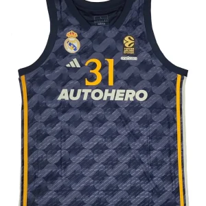 Camiseta Dzanan Musa Real Madrid Baloncesto Euroliga – Adidas Segunda Equipacion 2023-24 *