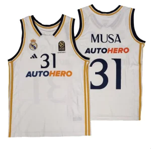 Camiseta Dzanan Musa Real Madrid Baloncesto Junior - Adidas Home 2023-24 - Euroliga *