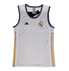 Camiseta entrenamiento reversible Real Madrid Baloncesto de Adidas (Blanca) *