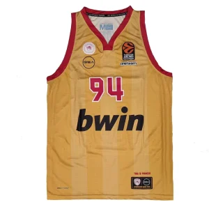 Camiseta Evan Fournier Euroliga Olympiacos GSA Tercera Equipacion