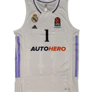 Camiseta Fabien Causeur Real Madrid Baloncesto Euroliga – Adidas Home 2023 *