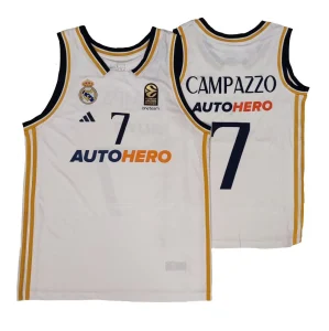 Camiseta Facundo Campazzo Real Madrid Baloncesto Junior - Adidas Home 2023-24 - Euroliga *