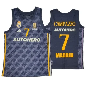 Camiseta Facundo Campazzo Real Madrid Baloncesto Junior – Adidas Segunda Equipacion 2023-24 – Euroliga *