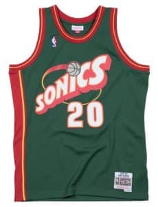 CAMISETA GARY PAYTON - SEATTLE SUPERSONICS - SWINGMAN VERDE