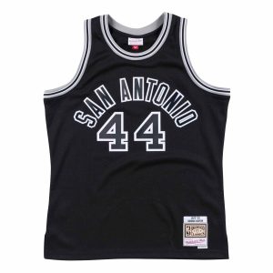 CAMISETA GEORGE GERVIN – SAN ANTONIO SPURS – SWINGMAN NEGRA 1977-78