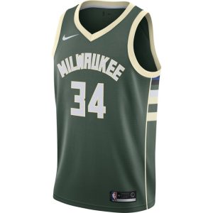 Camiseta Giannis Antetokounmpo Milwaukee Bucks Nike Swingman Icon Edition