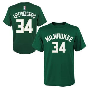 Camiseta Giannis Antetokounmpo Milwaukee Bucks – N&N Junior Outerstuff