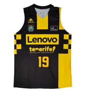 Camiseta Giorgi Shermadini Club Baloncesto Canarias Lenovo Tenerife ACB 2024 Negra *