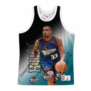 CAMISETA GRANT HILL BEHIND THE BACK DETROIT PISTONS – MITCHELL NESS