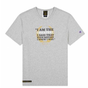 CAMISETA «I´M THE GREATEST» CHAMPION X «MUHAMMAD ALI» GREY