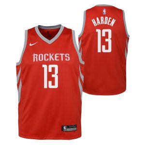 Camiseta James Harden Nike Swingman Junior roja