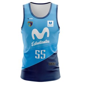 CAMISETA JJ BAREA ESTUDIANTES BALONCESTO 2021 AZUL *